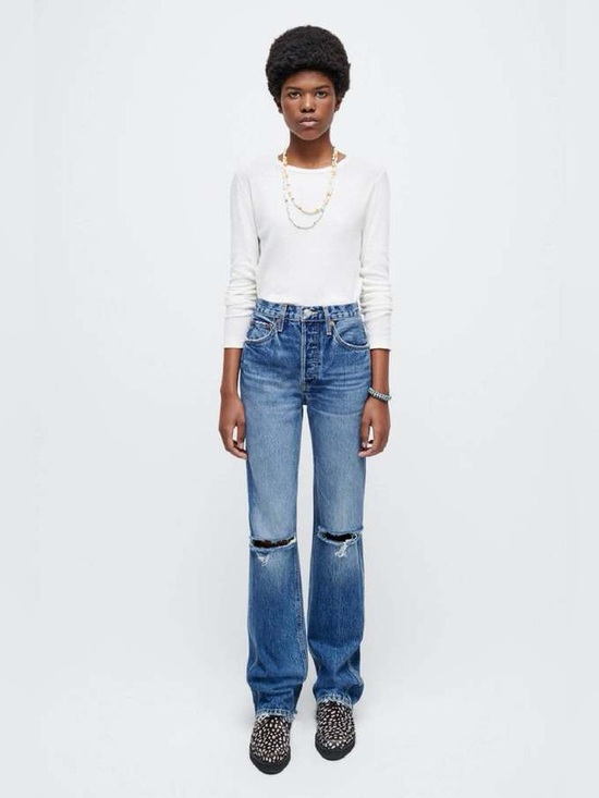 Re/Done Denim - RE/DONE 90s High Loose Baggy Straight Jean size 28